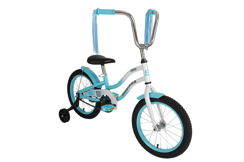 Misfit Kids' Bike with Training Wheels, 16-in, Blue V3295