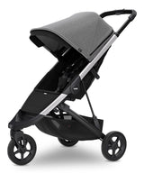 Spring Lightweight Everyday Stroller, Grey Mélange