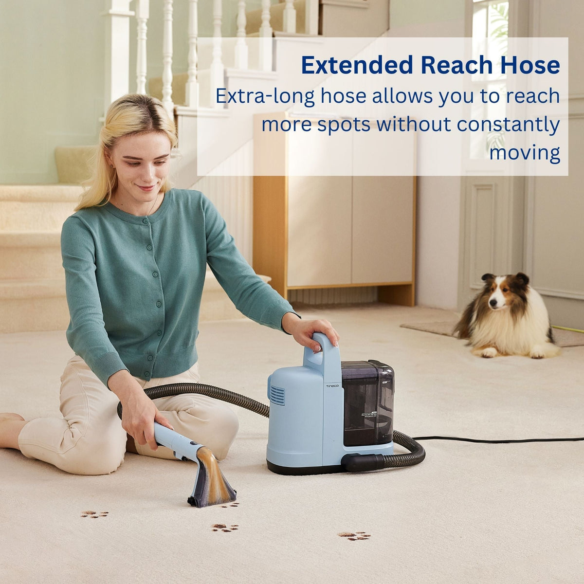 Go Spot Portable Compact Carpet & Upholstery Corded Deep Cleaner