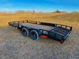 83-in x 16-ft Tandem Axle Utility Trailer, Black