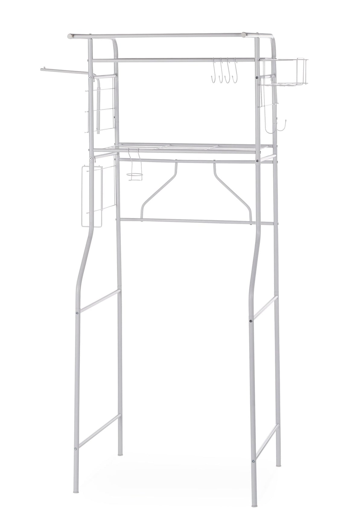 Linear Single-Unit Laundry Organization System, White
