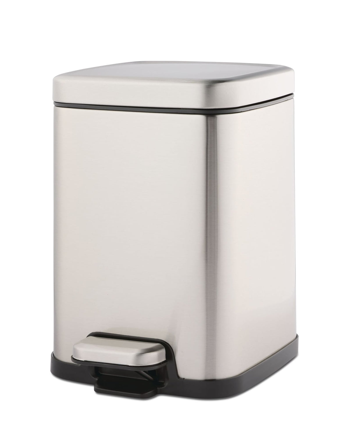 Stella Stainless Steel Rectangular Step Indoor Refuse Container, B4-L