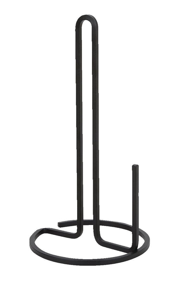 Squire Upright Metal Paper Towel Holder For Kitchen Countertop, Black X7749
