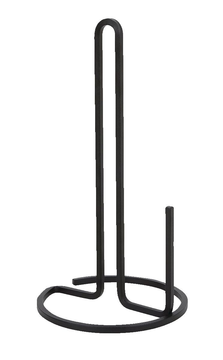 Squire Upright Metal Paper Towel Holder For Kitchen Countertop, Black X7749