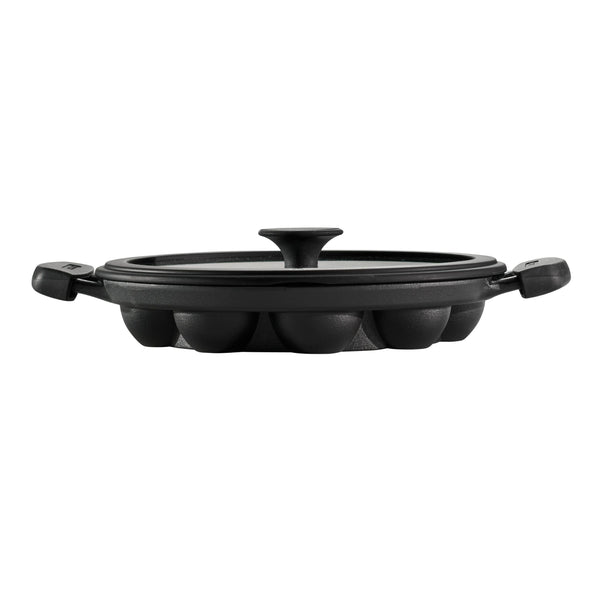 Pre-Seasoned Cast Iron Paniyarrakal with Lid G7071