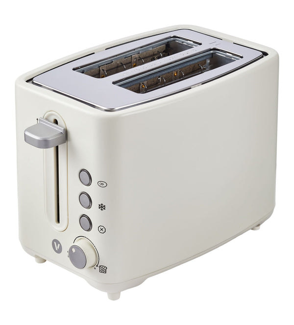 Colour Series 2-Slice Toaster with 3 Settings, Shortbread F7008