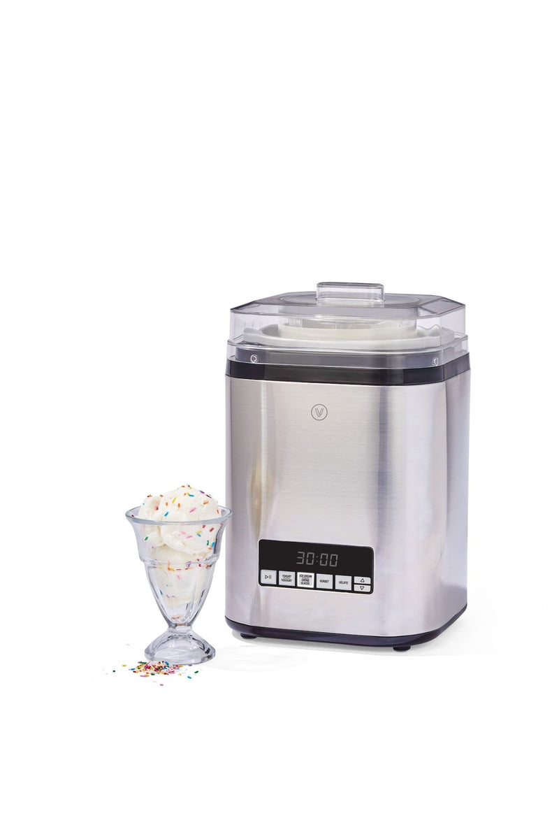 Digital Ice Cream Maker, 4-in-1 Ice Cream & Frozen Treat Maker, Stainless Steel, 1.9-L A9635