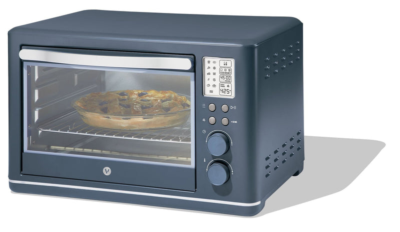 Digital Multi-Functional Air Fryer Toaster Oven with 11 Pre-Set Functions, Bluefin, 6-Slices D7671