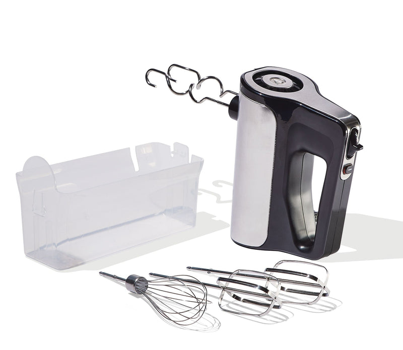 Variable Speed Hand Mixer with Storage Case, Includes Attachments, Black W7964