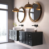 Anvil Matte Stone Round Composite Vessel Bathroom Sink/Basin with Deep Bowl, White
