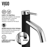 Jasmine White Bathroom Sink/Basin Set with Lexington Faucet and Rectangular Composite Vessel