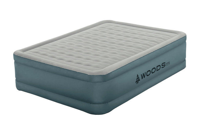 Double-High ToughGuard Airbed with Built-in AlwayzAire Pump, Queen S1392