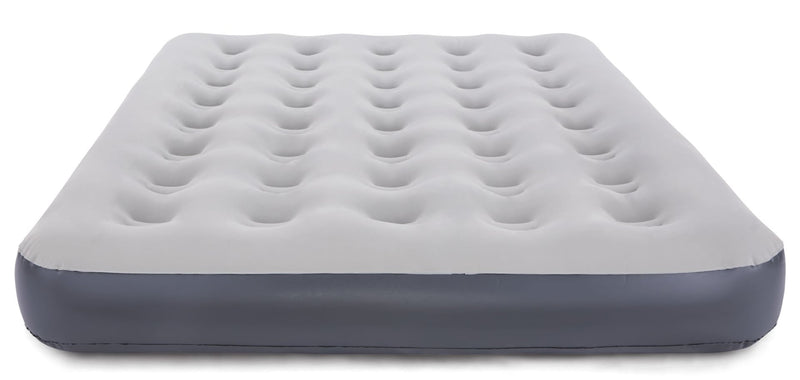 Single-High Inflatable Air Mattress/Airbed with 2-in-1 Pump For AC/DC Outlets, Queen S5629