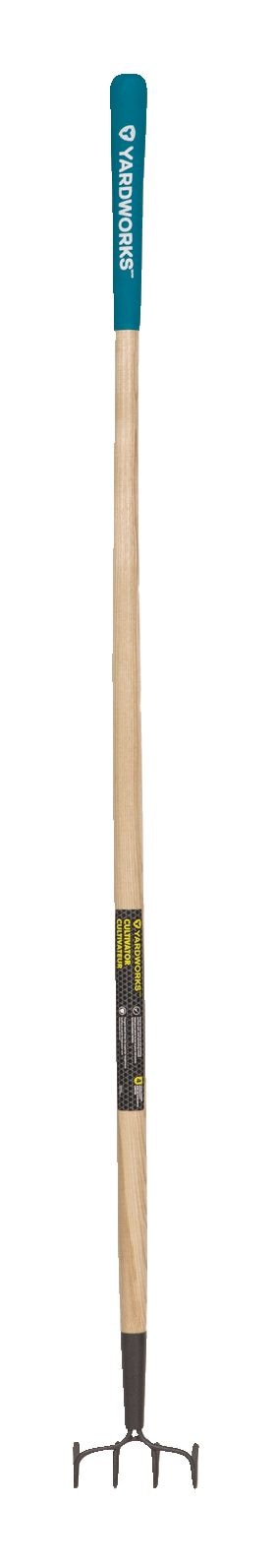 Steel 4-Tine Cultivator, 57-in Wooden Shaft A7640