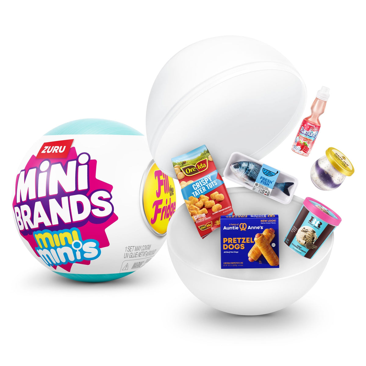 Mini Minis Fill the Fridge Miniature Toys