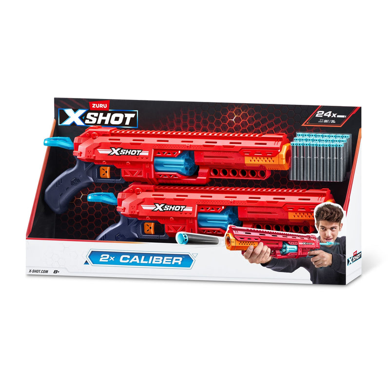 Excel Caliber Pump-Action Dart Blaster with 24 Darts, 2-pk, Ages 8+ L6752
